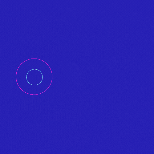 Blau Cooles und Funky Computer Logo